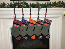 Load image into Gallery viewer, Party Shirt: Black: OSU: Candy Cane Pocket