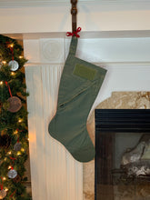 Load image into Gallery viewer, Green Bats: Christmas Candy: name tag pocket