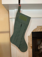 Load image into Gallery viewer, Green Bats: Poinsettia: Left ankle zipper pocket