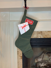 Load image into Gallery viewer, Green Bats: Holly: Name tag pocket