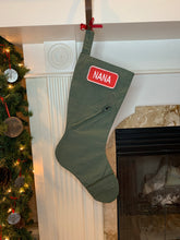 Load image into Gallery viewer, Green Bats: Hunter: Name Tag Pocket