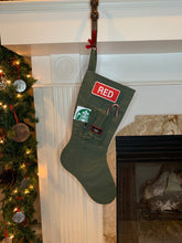 Load image into Gallery viewer, Green Bats: Christmas Candy: candy cane pocket