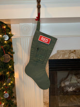 Load image into Gallery viewer, Green Bats: Christmas Candy: candy cane pocket