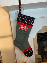 Load image into Gallery viewer, Party Shirt: Red: Dog: Zig Zag pocket