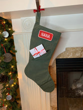 Load image into Gallery viewer, Green Bats: Hunter: Name Tag Pocket