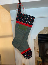 Load image into Gallery viewer, Party Shirt: Red: Dog: Zig Zag pocket