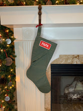 Load image into Gallery viewer, Green Bats: Christmas Candy: name tag pocket