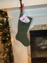 Load image into Gallery viewer, Green Bats: Christmas Candy: knife pocket